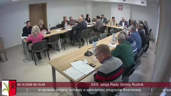 XXX. sesja Rady Gminy Rudnik