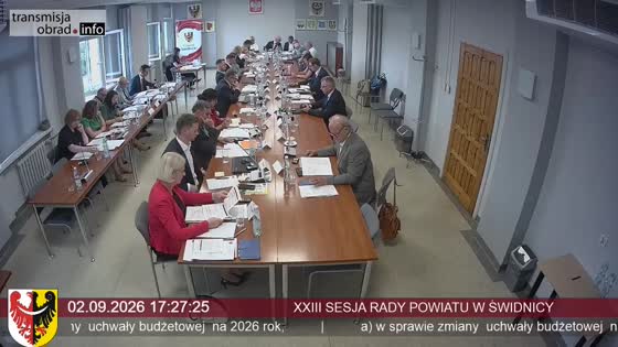 XXIII SESJA RADY POWIATU W ŚWIDNICY