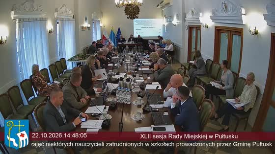 XLII sesja Rady Miejskiej w Pułtusku