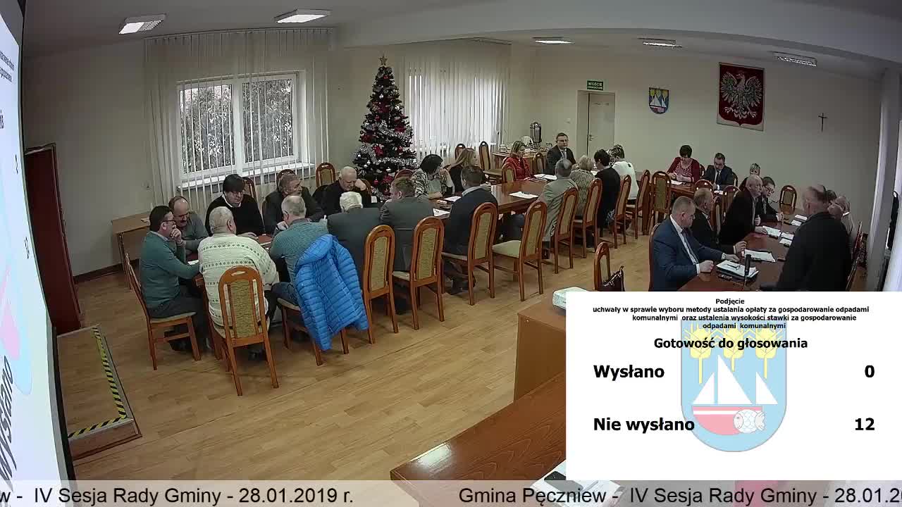 IV Sesja Rady Gminy Pęczniew - cześć 1