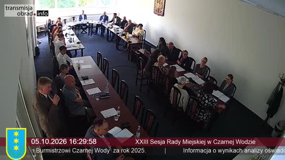 XXIII Sesja Rady Miejskiej w Czarnej Wodzie
