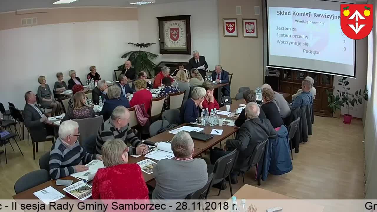 II Sesja Rady Gminy Samborzec - 28.11.2018 r.