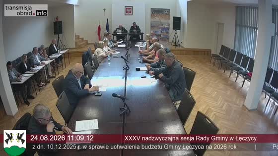 XXXV -nadzwyczajna sesja Rady Gminy w Łęczycy
