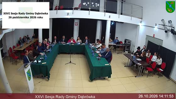 XXVI Sesja Rady Gminy Dąbrówka CZ.1