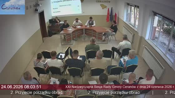 XXI Nadzwyczajna Sesja Rady Gminy Ceranów z dnia 24 czerwca 2026 r.