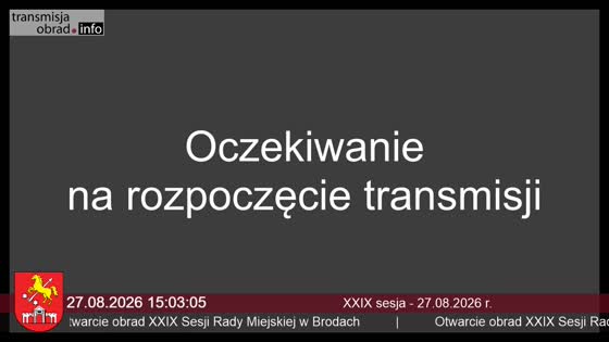 XXIX sesja - 27.08.2026 r.