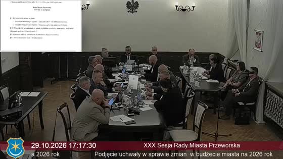 XXX Sesja Rady Miasta Przeworska