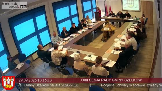 XXIII SESJA RADY GMINY SZELKÓW