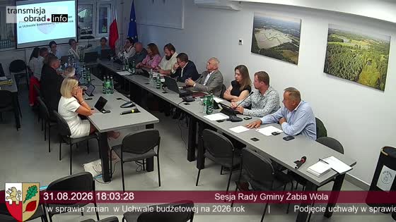 Rady Gminy Żabia Wola w dniu 31 sierpnia 2026 r.