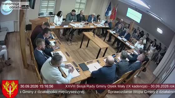 XXVIII Sesja Rady Gminy Osiek Mały (IX kadencja) - 30.09.2026 rok