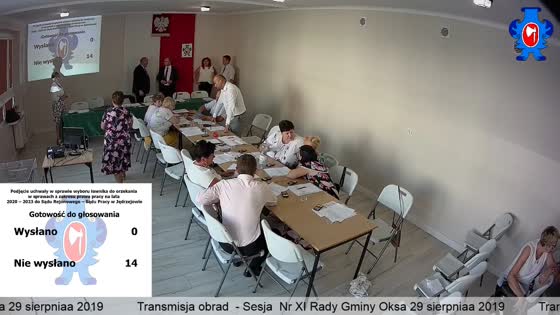 XI Sesja Rady Gminy Oksa