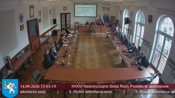 XXXVI Nadzwyczajna Sesja Rady Powiatu w Jędrzejowie