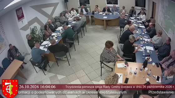Trzydziesta pierwsza sesja Rady Gminy Bierawa w dniu 26 października 2026 r.