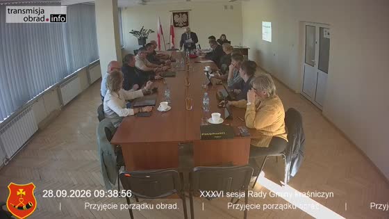 XXXVI sesja Rady Gminy kraśniczyn
