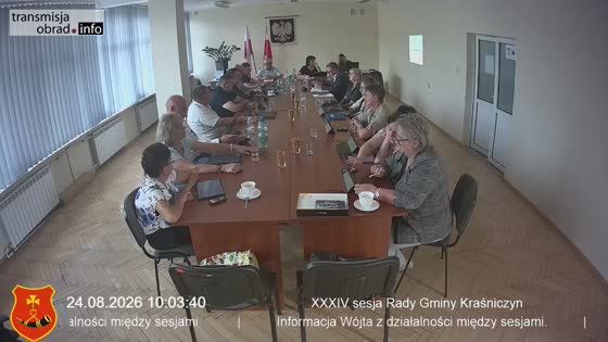XXXIV sesja Rady Gminy Kraśniczyn