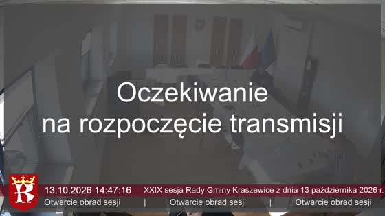 XXIX sesja Rady Gminy Kraszewice z dnia 13 października 2026 r.