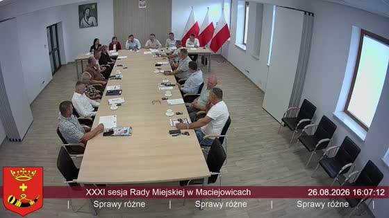 XXXI sesja Rady Miejskiej w Maciejowicach