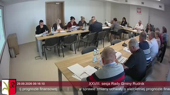 XXVIII. sesja Rady Gminy Rudnik