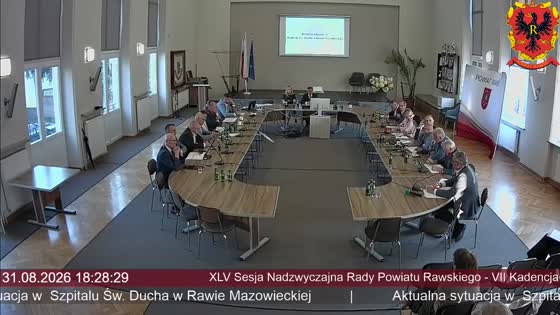 XLV Sesja Nadzwyczajna Rady Powiatu Rawskiego - VII Kadencja