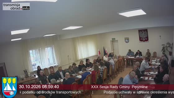 XXX Sesja Rady Gminy  Pęczniew