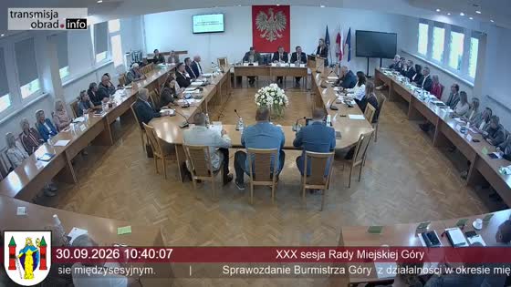 XXX sesja Rady Miejskiej Góry