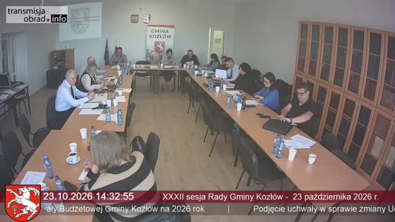 XXXII sesja Rady Gminy Kozłów -  23 października 2026 r.