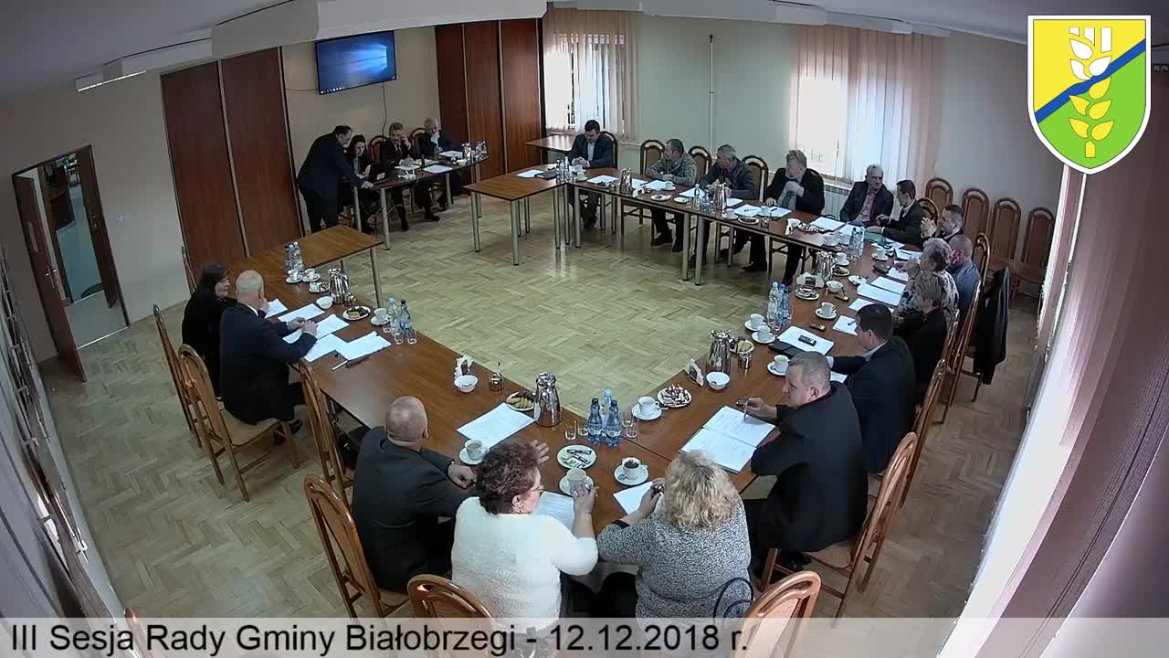 Transmisja III sesji Rady Gminy - część I