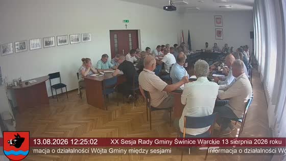 XX Sesja Rady Gminy Świnice Warckie 13 sierpnia 2026 roku