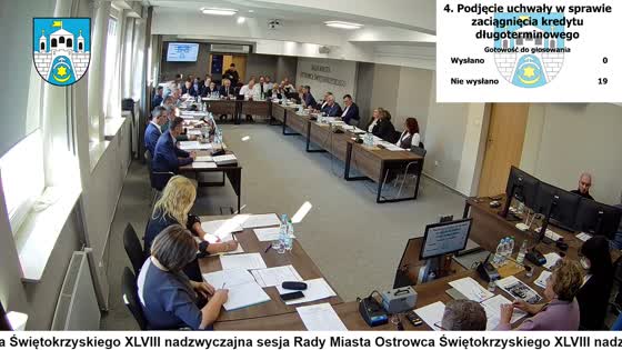 XLVIII nadzwyczajna sesja Rady Miasta Ostrowca Świętokrzyskiego