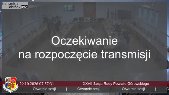 XXVII Sesja Rady Powiatu Górowskiego