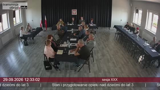 XXX sesja Rady Gminy Sadowie cz2
