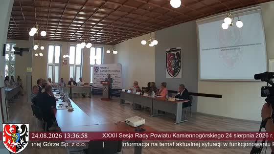 XXXII Sesja Rady Powiatu Kamiennogórskiego 24 sierpnia 2026 r.