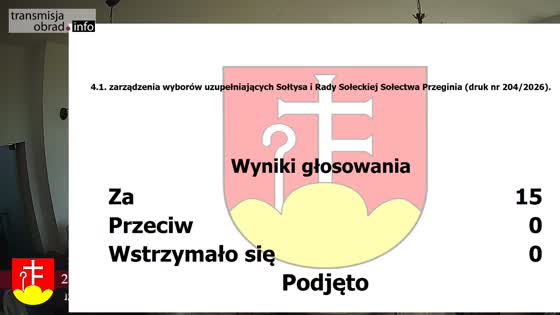 XXIX Sesja Rady Gminy Jerzmanowice - Przeginia IX kadencji