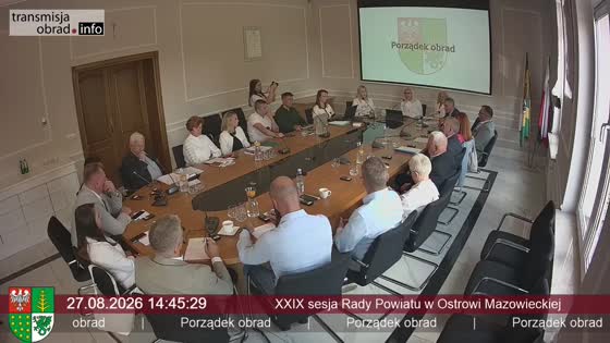 XXIX sesja Rady Powiatu w Ostrowi Mazowieckiej