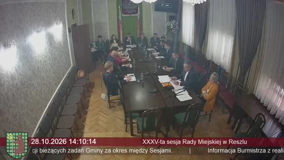 XXXV-ta sesja Rady Miejskiej w Reszlu