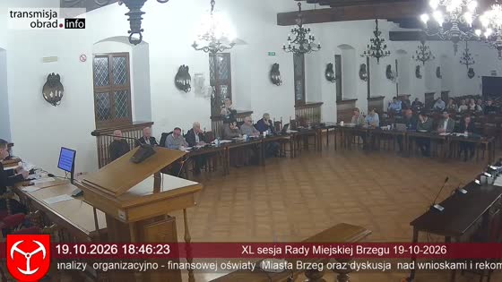 XL sesja Rady Miejskiej Brzegu 19-10-2026