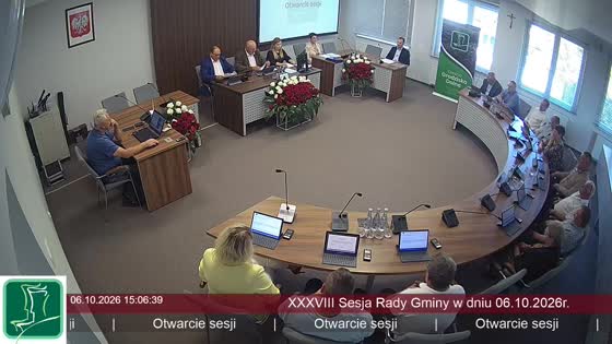 XXXVIII Sesja Rady Gminy w dniu 06.10.2026r.