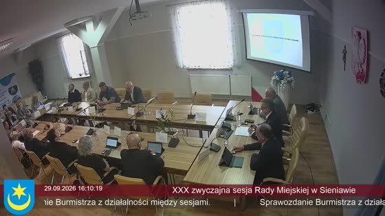 XXX zwyczajna sesja Rady Miejskiej w Sieniawie