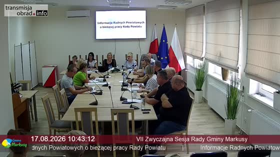 VII Zwyczajna Sesja Rady Gminy Markusy
