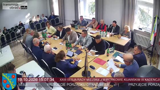 XXIII SESJA RADY MIEJSKIEJ W PITRKOWIE KUAWSKIM IX KADENCJI