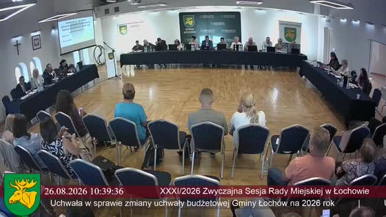 XXXI/2026 Zwyczajna Sesja Rady Miejskiej w Łochowie