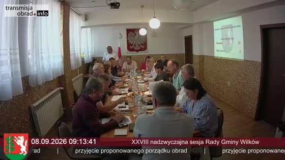 XXVIII nadzwyczajna sesja Rady Gminy Wilków
