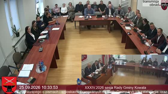 XXXIV.2026 sesja Rady Gminy Kowala
