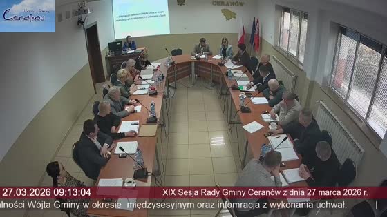 XIX Sesja Rady Gminy Ceranów z dnia 27 marca 2026 r.