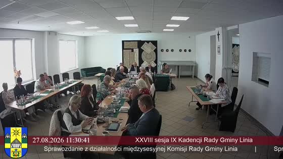 XXVIII sesja IX Kadencji Rady Gminy Linia
