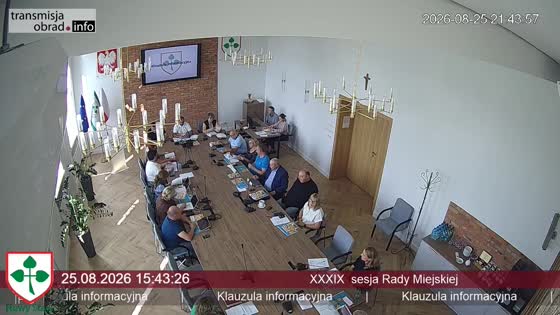 XXXIX  sesja Rady Miejskiej