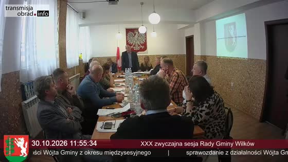 XXX zwyczajna sesja Rady Gminy Wilków