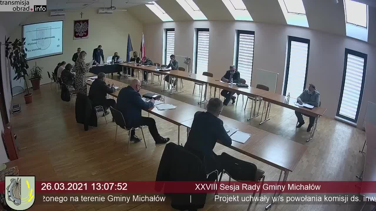 XXVIII Sesja Rady Gminy Michałów - 26.03.2021