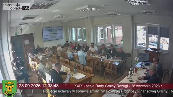 XXIX - sesja Rady Gminy Rozogi - 28 września 2026 r.