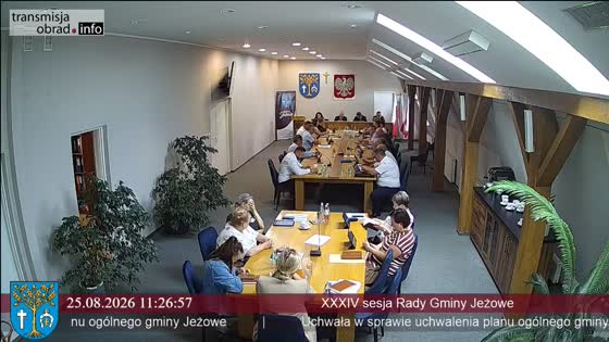 XXXIV sesja Rady Gminy Jeżowe